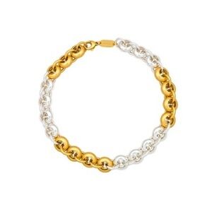 Emma Pills Two Tone Necklace